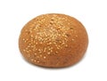 Patty-cake with sesame, isolated Royalty Free Stock Photo