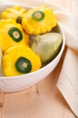 Patty Pan Summer Squash Fresh from Garden