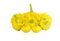 Pattypan squash (Cucurbita pepo var. patisson) Royalty Free Stock Photo