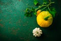 Pattypan squash and yellow zucchini - summer squash (Cucurbita pepo)