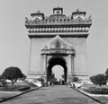 Patuxai literally meaning Victory Gate or Gate of Triumph Royalty Free Stock Photo