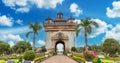 Patuxai literally meaning Victory Gate in Vientiane,Laos Royalty Free Stock Photo