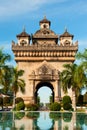 Patuxai Monument, Vientiane, Laos.