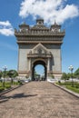 Patuxai Victory Monument in Vientiane, Laos