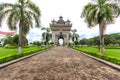 Patuxay monument Royalty Free Stock Photo