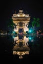 Patuxay monument in Vientiane in Laos