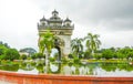 Patuxay Monument, Vientiane, Laos, Royalty Free Stock Photo