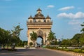 Patuxay Victory Gate Monument in Vientiane, Laos