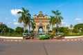 Patuxay Victory Gate Monument in Vientiane, Laos