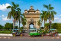 Patuxay Victory Gate Monument in Vientiane, Laos