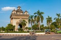 Patuxay Victory Gate Monument in Vientiane, Laos