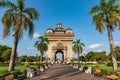Patuxay Victory Gate Monument in Vientiane, Laos