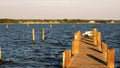 Patuxent River in Benedict Maryland Royalty Free Stock Photo