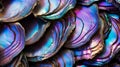 Paua shell background AI Generated Royalty Free Stock Photo