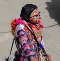 Paucartambo Peru masks during the procession of the Virgin of Carmen