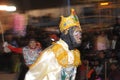 Paucartambo Peru masks during the procession of the Virgin of Carmen. The next day the dancers take to the streets