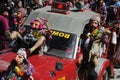 Paucartambo Peru masks during the procession of the Virgin of Carmen