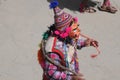 Paucartambo Peru masks during the procession of the Virgin of Carmen