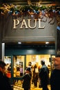 Paul Boulangerie in France Royalty Free Stock Photo