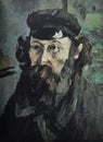 Paul Cezanne. Painting of Selfportrait. Royalty Free Stock Photo