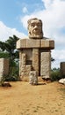 Paul Kruger statue at Kruger national park Royalty Free Stock Photo