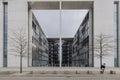 Paul Loebe Haus Parliamentary Office Building in Berlin with to