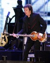 Paul McCartney performs in concert Royalty Free Stock Photo