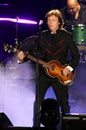 Paul McCartney performs in concert Royalty Free Stock Photo