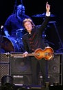 Paul McCartney performs in concert Royalty Free Stock Photo