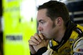 Paul Menard in the garage Royalty Free Stock Photo
