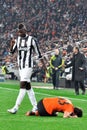 Paul Pogba near Dario Srna Royalty Free Stock Photo