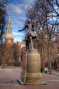 Paul Revere Mall Royalty Free Stock Photo