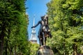 Paul Revere Statue in Boston, Massachusetts Royalty Free Stock Photo