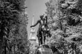 Paul Revere Statue in Boston, Massachusetts Royalty Free Stock Photo