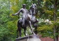 Paul Revere Statue Royalty Free Stock Photo