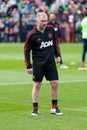 Paul Scholes during the warm up on the Pairc Ui Chaoimh pitch for the Liam Miller Tribute match