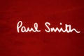Paul Smith inscription