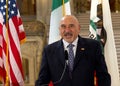 Paul Tonelli speaking at the Italian Heritage Month Kick off celebration at City Hall