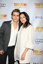 Paul Wesley, Torrey De Vitto Royalty Free Stock Photo
