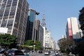 Paulista Avenue Sao Paulo Royalty Free Stock Photo