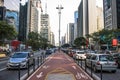 Paulista Avenue Royalty Free Stock Photo