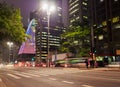 Paulista Avenue in Sao Paulo, Brazil