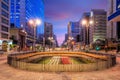 Paulista Avenue at twilight in Sao Paulo