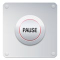 Pause Button Rest Break Stop