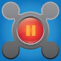 pause button. Vector illustration decorative design Royalty Free Stock Photo