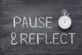 Pause and reflect watch