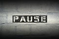 Pause WORD GR