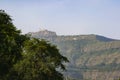 Pavagarh Hill and Temple Champaner Gujarat India Royalty Free Stock Photo