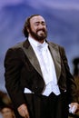 Pavarotti & Friends 99 , Pavarotti during the concert