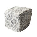 Pave Single Granite Stone Piece Isolated Royalty Free Stock Photo